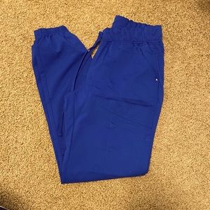 Blue Jogger Scrub Pants